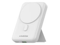 Mobilize Mobilize Magnetic Wireless Magsafe Compatible PD Stand Power Bank 10000mAh 15W White
