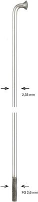 Alpina spoke zinc 2,34x304 mm