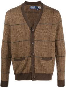 Polo Ralph Lauren cardigan en maille intarsia - Marron