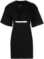 Jacquemus robe courte La Robe T-Shirt Bahia - Noir