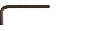 Rotec Inbussleutel kort metrisch 8,0x100mm (zwart) - 8780080