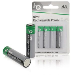 HQ oplaadbare batterij 2000 mAh AA