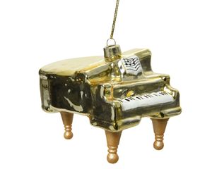 Piano glas l10b7h8cm goud - Decoris