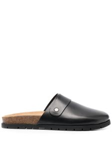 A.P.C. claquettes Danny en cuir - Noir