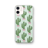 Cactus Lover: iPhone 12 Transparant Hoesje
