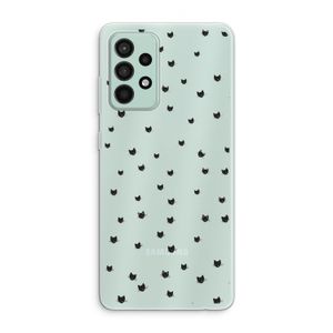 Kleine kattenkopjes: Samsung Galaxy A52s 5G Transparant Hoesje