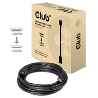 club3D CAC-1320 HDMI-kabel HDMI Verlengkabel HDMI-A-stekker, HDMI-A-bus 5.00 m Zwart 4K UHD - thumbnail