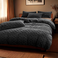Dekbedovertrek Teddy Jacquard Patroon 240x200 Cm Anti Allergie & Anti Huisstofmijt & Zacht & Verwarmend Zydante - Dekbed-Discounter.nl