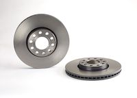 Remschijf COATED DISC LINE BREMBO, Remschijftype: Binnen geventileerd, u.a. für VW, Skoda