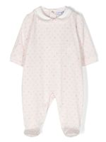 Emporio Armani Kids body en coton à motif monogrammé - Rose - thumbnail