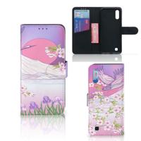 Samsung Galaxy M10 | Telefoonhoesje | Met pasjeshouder | Bird Flying