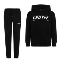 Cruyff League Joggingpak Hooded Kids Zwart