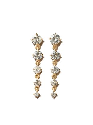 Lizzie Mandler Fine Jewelry boucles d'oreilles Éclat Five Drop en or 18ct ornées de diamants