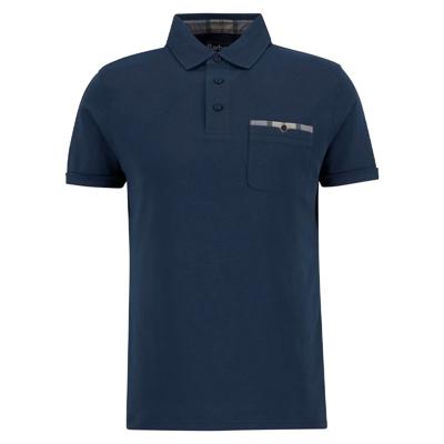 Heren Polo Tailored Premium Corpatch Navy