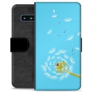 Samsung Galaxy S10+ Premium Wallet Hoesje - Paardebloem