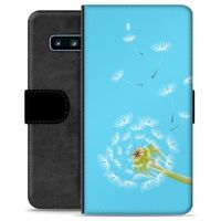 Samsung Galaxy S10+ Premium Wallet Hoesje - Paardebloem