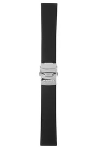 Horlogeband Mondaine BM20067 Rubber Zwart 22mm