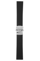 Horlogeband Mondaine BM20067 Rubber Zwart 22mm