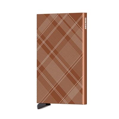 Secrid Cardprotector Kaarthouder Laser Tartan Rust