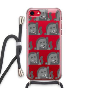 Cats: iPhone SE 2020 Transparant Hoesje met koord