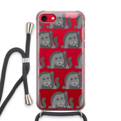 Cats: iPhone SE 2020 Transparant Hoesje met koord