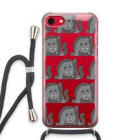 Cats: iPhone SE 2020 Transparant Hoesje met koord