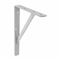 AMIG Plankdrager/planksteun van metaal - gelakt grijs - H300 x B225 mm - Tot 260 kg