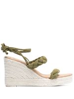 Manebi espadrilles à semelle compensée 105 mm - Vert