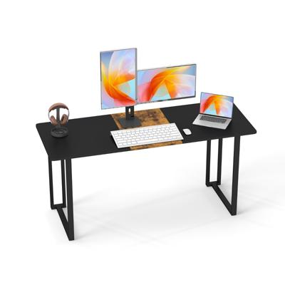 Schrijftafel 160 x 60 cm Computerbureau met Metalen Frame Industriële Houten Bureautafel Vergadertafel PC-Tafel voor Thuis Kantoor