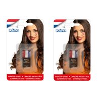 2x stuks schminkstiften Holland rood wit blauw - thumbnail