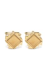 Lanvin geometric-shape polished cufflinks - Or - thumbnail