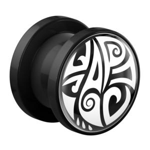 Tunnel met Maori Design Acryl Tunnels & Plugs