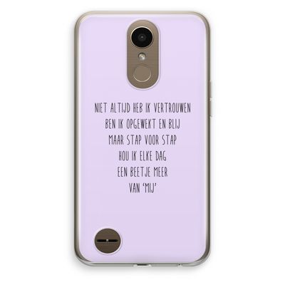Zelfvertrouwen: LG K10 (2017) Transparant Hoesje