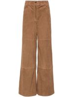 Alberta Ferretti pantalon ample à taille haute - Marron