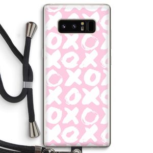 XOXO: Samsung Galaxy Note 8 Transparant Hoesje met koord
