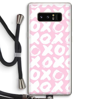 XOXO: Samsung Galaxy Note 8 Transparant Hoesje met koord