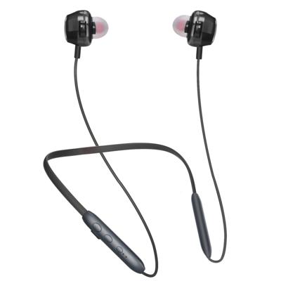 BH-I37 Bluetooth 5.0 Wire-controlled Bluetooth Earphone Built-in High-fidelity Microphone Support Call(Black)