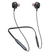 BH-I37 Bluetooth 5.0 Wire-controlled Bluetooth Earphone Built-in High-fidelity Microphone Support Call(Black)