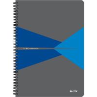 Leitz Office notitieboek, ft A4, kaft in PP, gelijnd, blauw