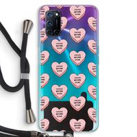 Chicks before dicks: Oppo A72 Transparant Hoesje met koord