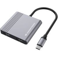 Conceptronic DONN13G notebook dock & poortreplicator Bedraad USB 3.2 Gen 1 (3.1 Gen 1) Type-C Grijs Conceptronic DONN13G notebook dock & poortreplicator Bedraad USB 3.2 Gen 1 (3.1 Gen 1) Type-C Grijs