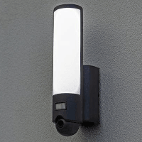 Buitenlamp met camera en sensor 'Elara' zwart design voordeur led lamp 33 cm Buitenlamp met camera en sensor 'Elara' zwart design voordeur led lamp 33 cm