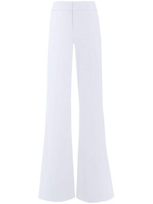 alice + olivia pantalon Dylan à coupe ample - Blanc