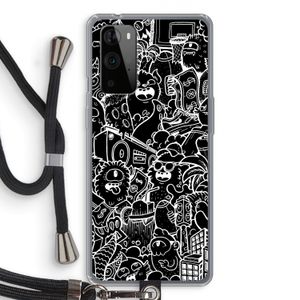 Vexx Black City : OnePlus 9 Pro Transparant Hoesje met koord