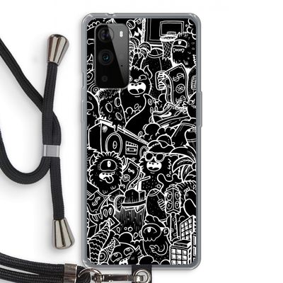Vexx Black City : OnePlus 9 Pro Transparant Hoesje met koord