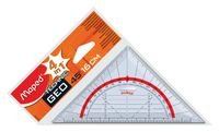 Geodriehoek Maped 277747 160mm 45graden transparant - thumbnail