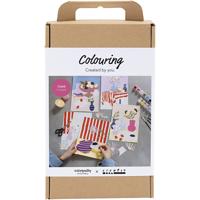 Creativ Company Hobbyset kleuren, collage, 1 doos