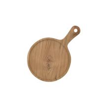 J-Line Rond snijplank - hout - naturel - M