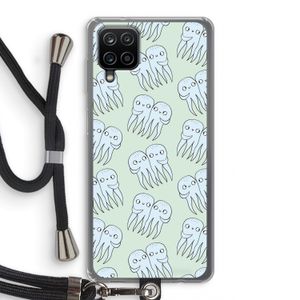 Octopussen: Samsung Galaxy A12 Transparant Hoesje met koord