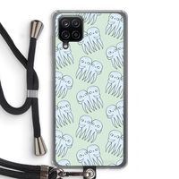 Octopussen: Samsung Galaxy A12 Transparant Hoesje met koord